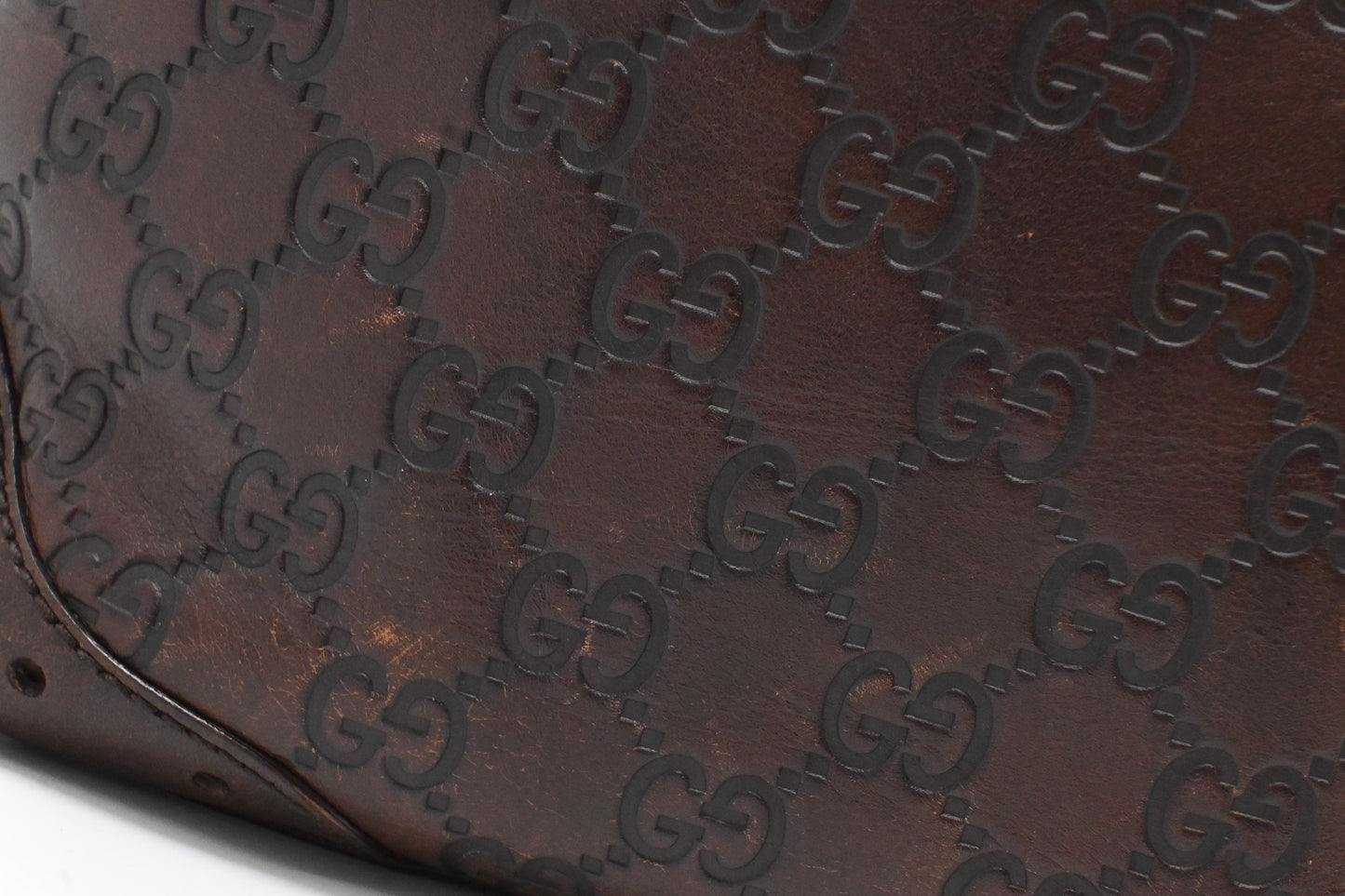 Gucci Hand Tote in Plum Guccissima Leather