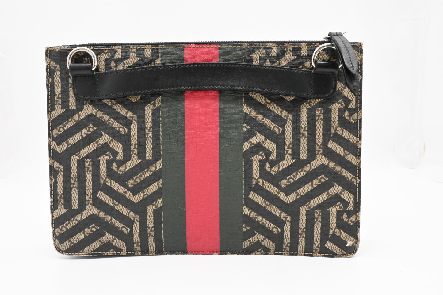 Gucci Bee Clutch in GG Supreme Canvas