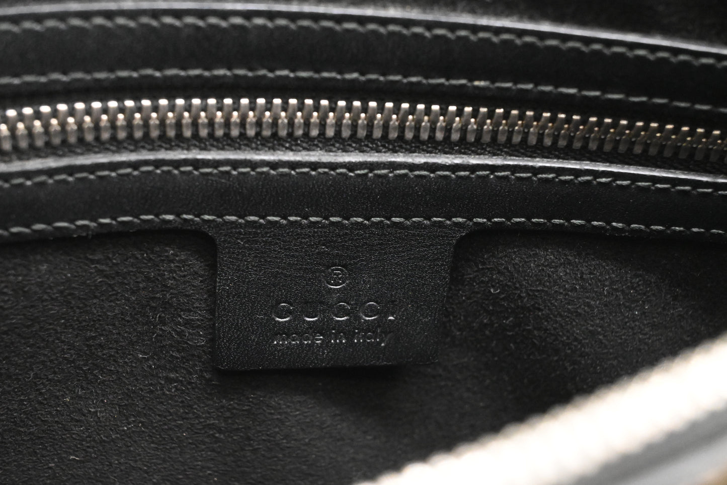 Gucci Bee Clutch in GG Supreme Canvas