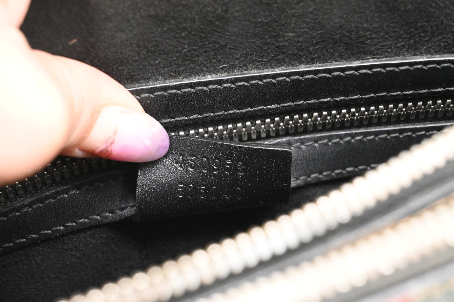 Gucci Bee Clutch in GG Supreme Canvas
