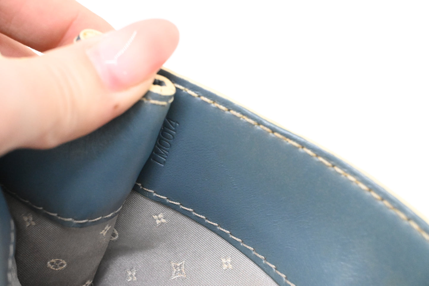 Louis Vuitton Le Talenteux in Blue Suhali Leather