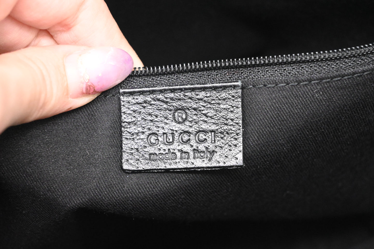 Gucci Handbag in Black Leather