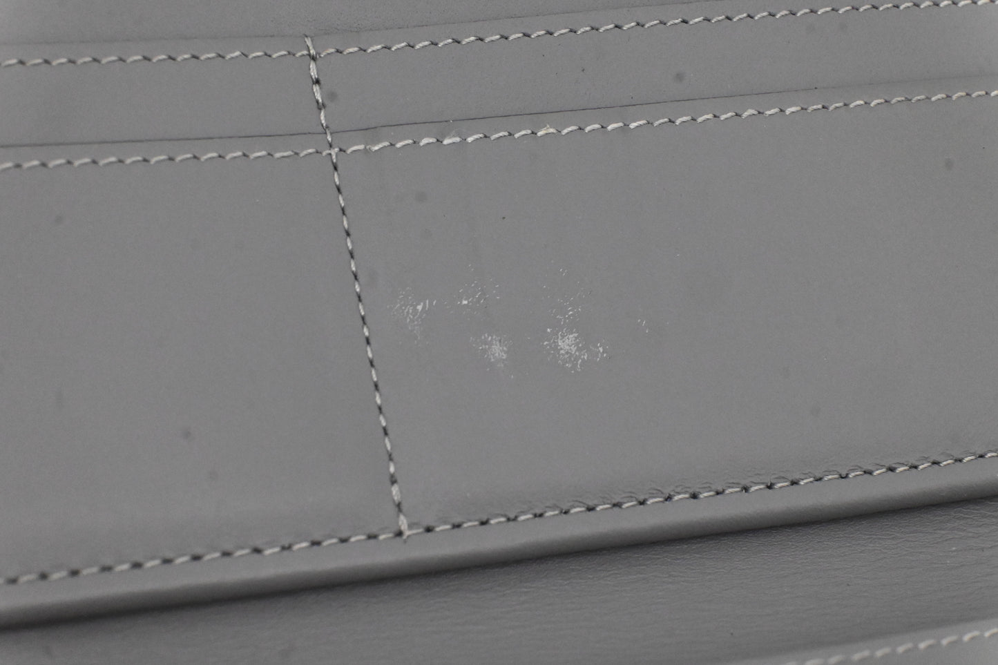 Louis Vuitton Vertical Zippy Wallet in Silver Mirror Canvas