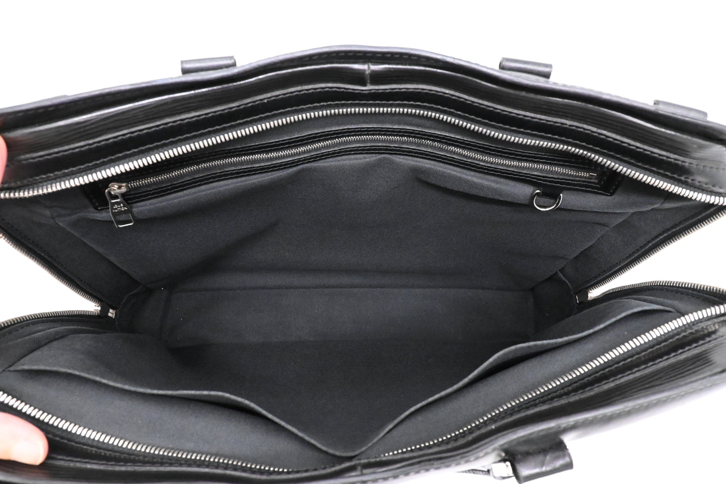 Louis Vuitton Bassano in Black Epi Leather