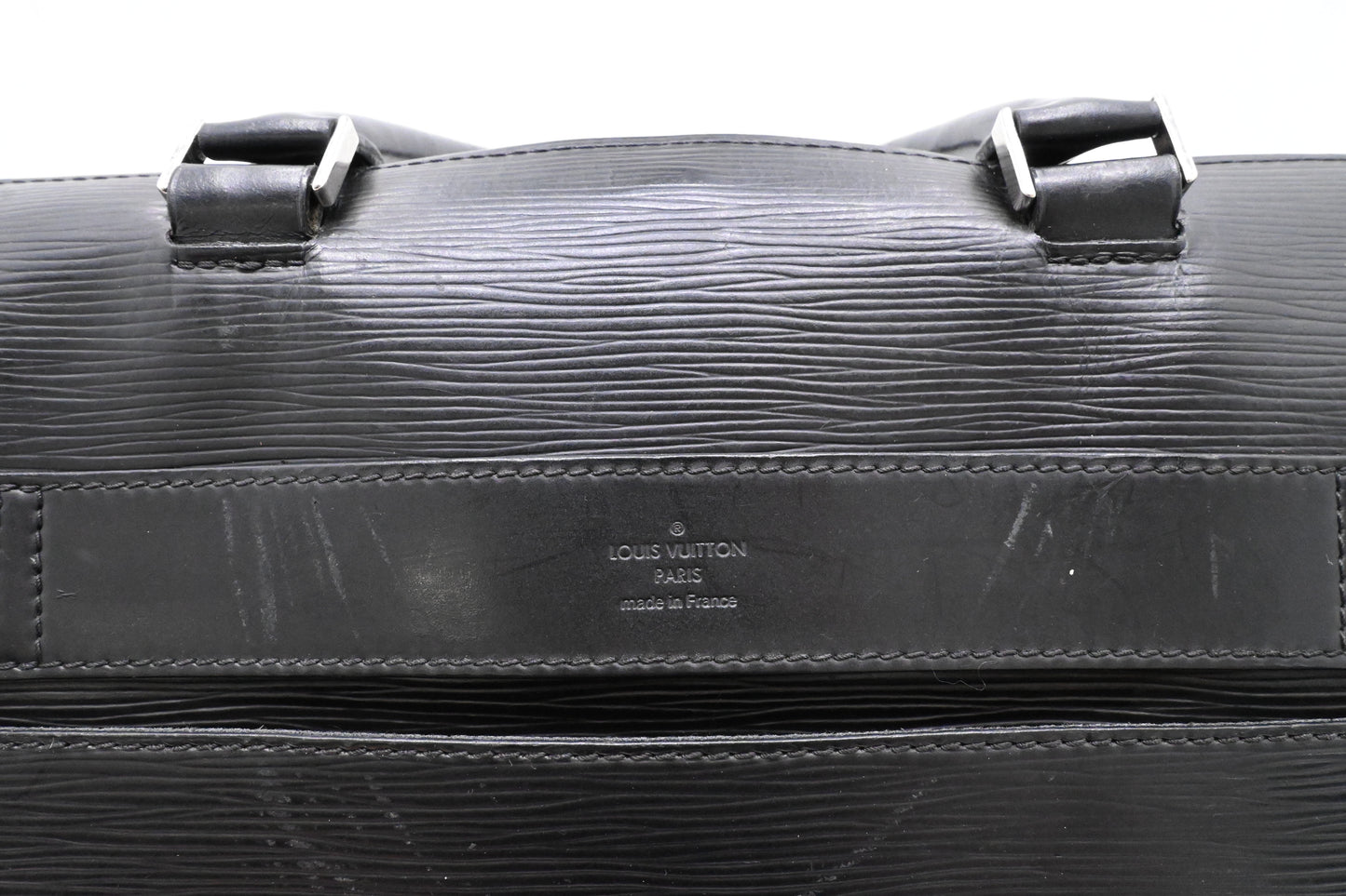 Louis Vuitton Bassano in Black Epi Leather