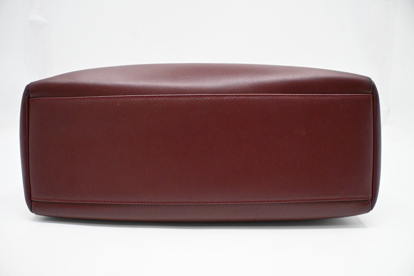 Cartier Shoulder Bag in Red Burgundy Leather