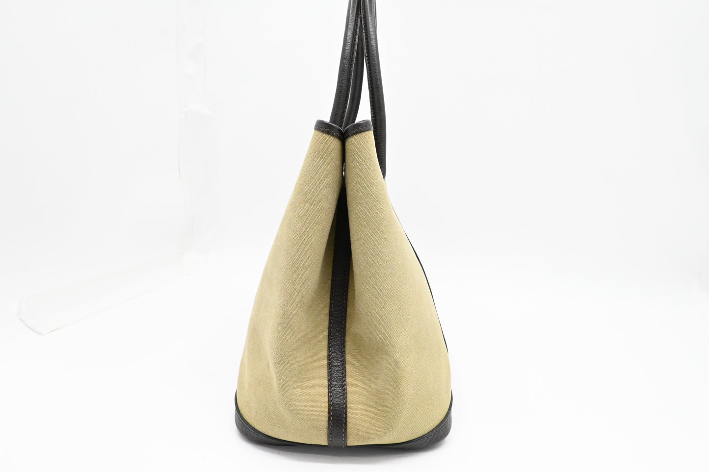 Hermes Garden Party 36 in Green Canvas
