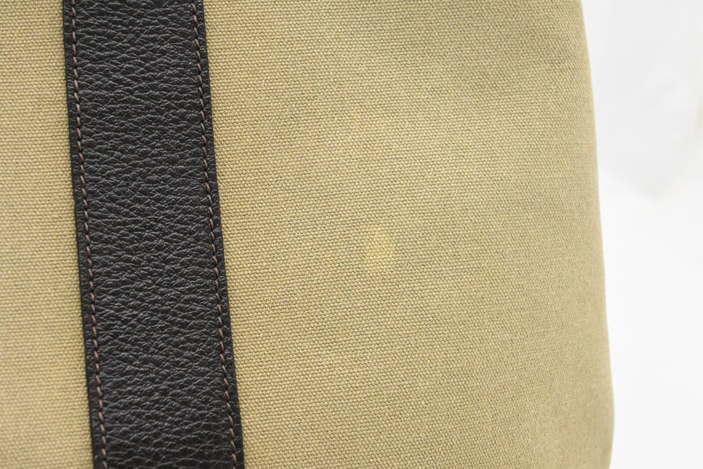 Hermes Garden Party 36 in Green Canvas