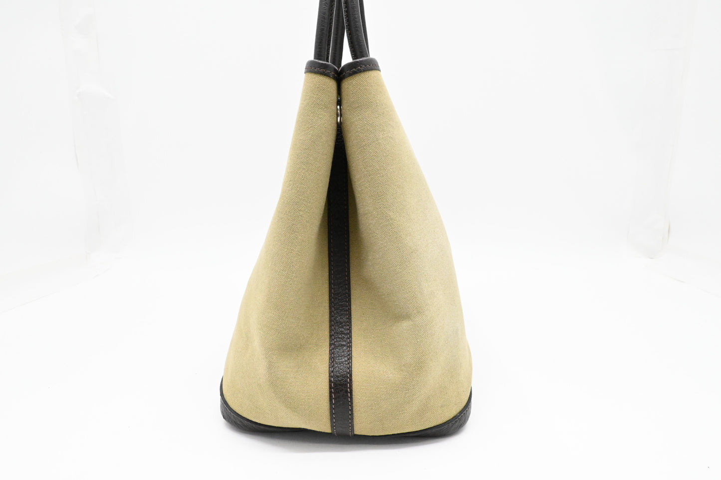 Hermes Garden Party 36 in Green Canvas