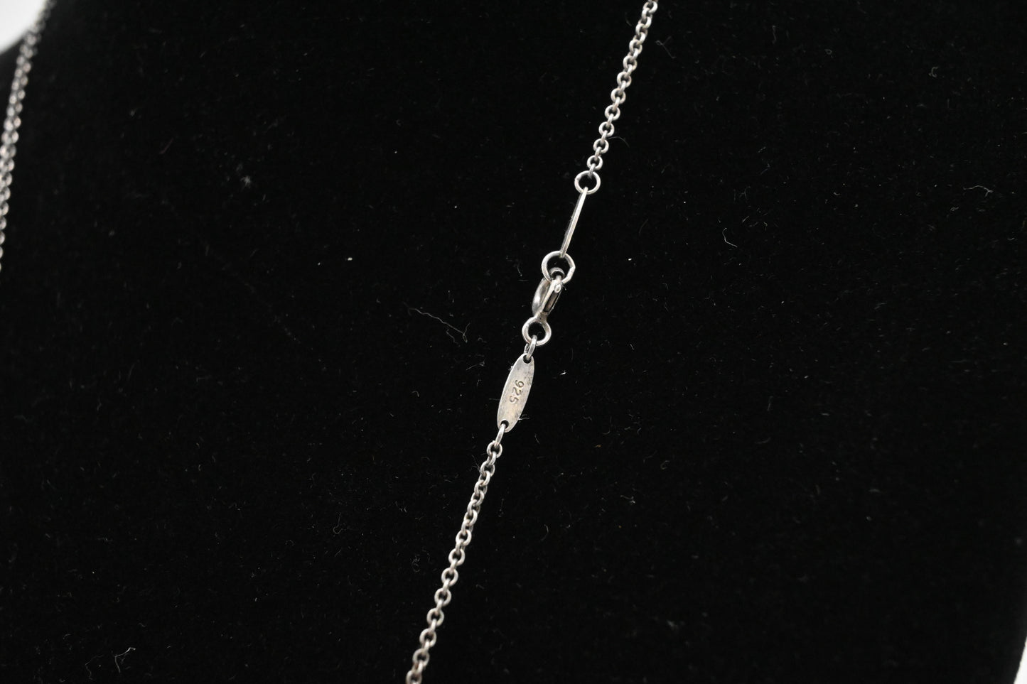 Tiffany & Co. Stencil Heart Necklace in Sterling Silver