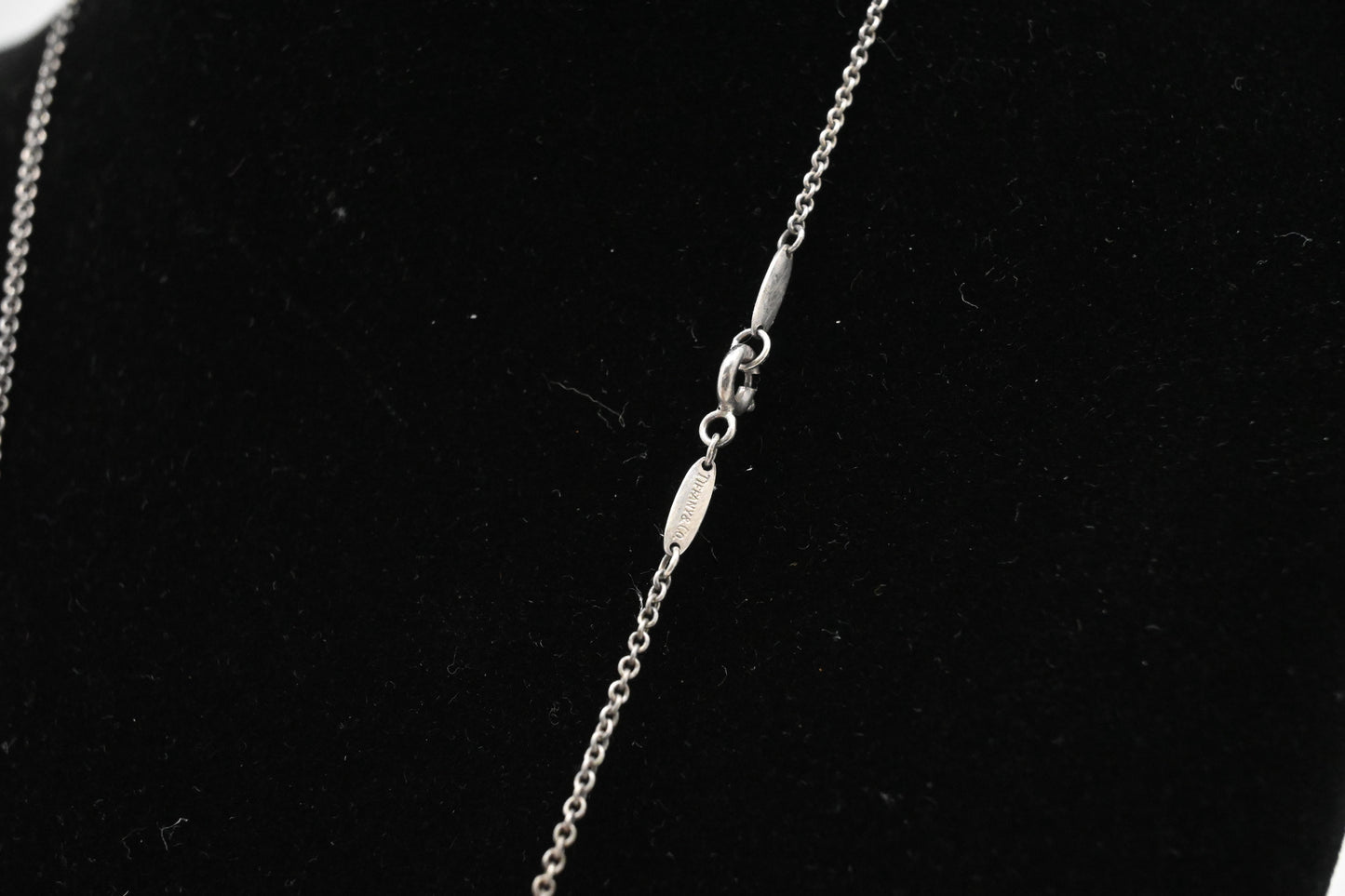 Tiffany & Co. Stencil Heart Necklace in Sterling Silver