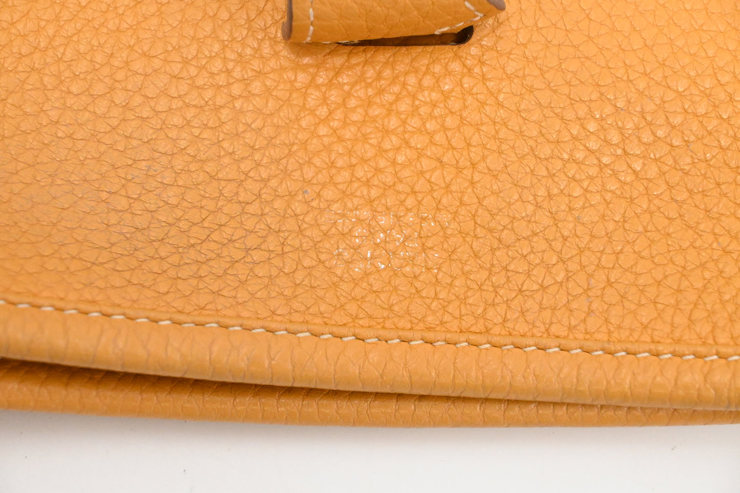 Hermes Evelyne PM in Yellow Leather