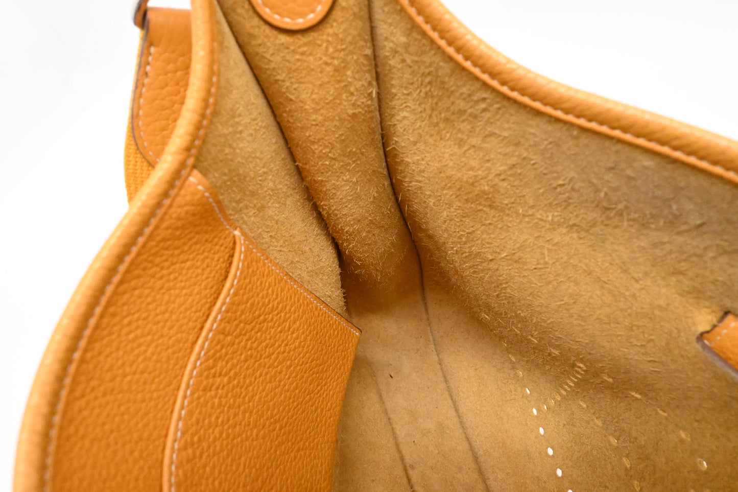 Hermes Evelyne PM in Yellow Leather