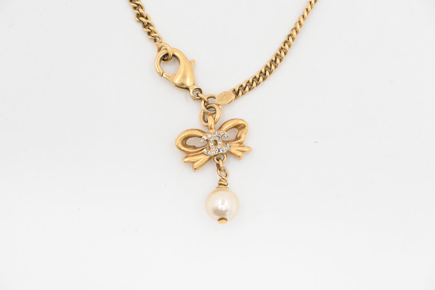 Chanel Pearl Bow Bracelet