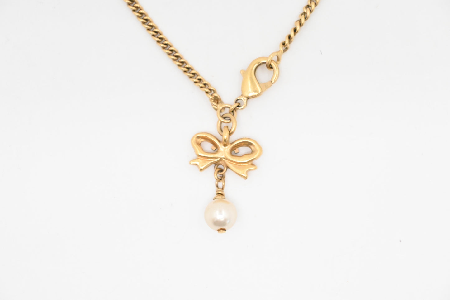 Chanel Pearl Bow Bracelet