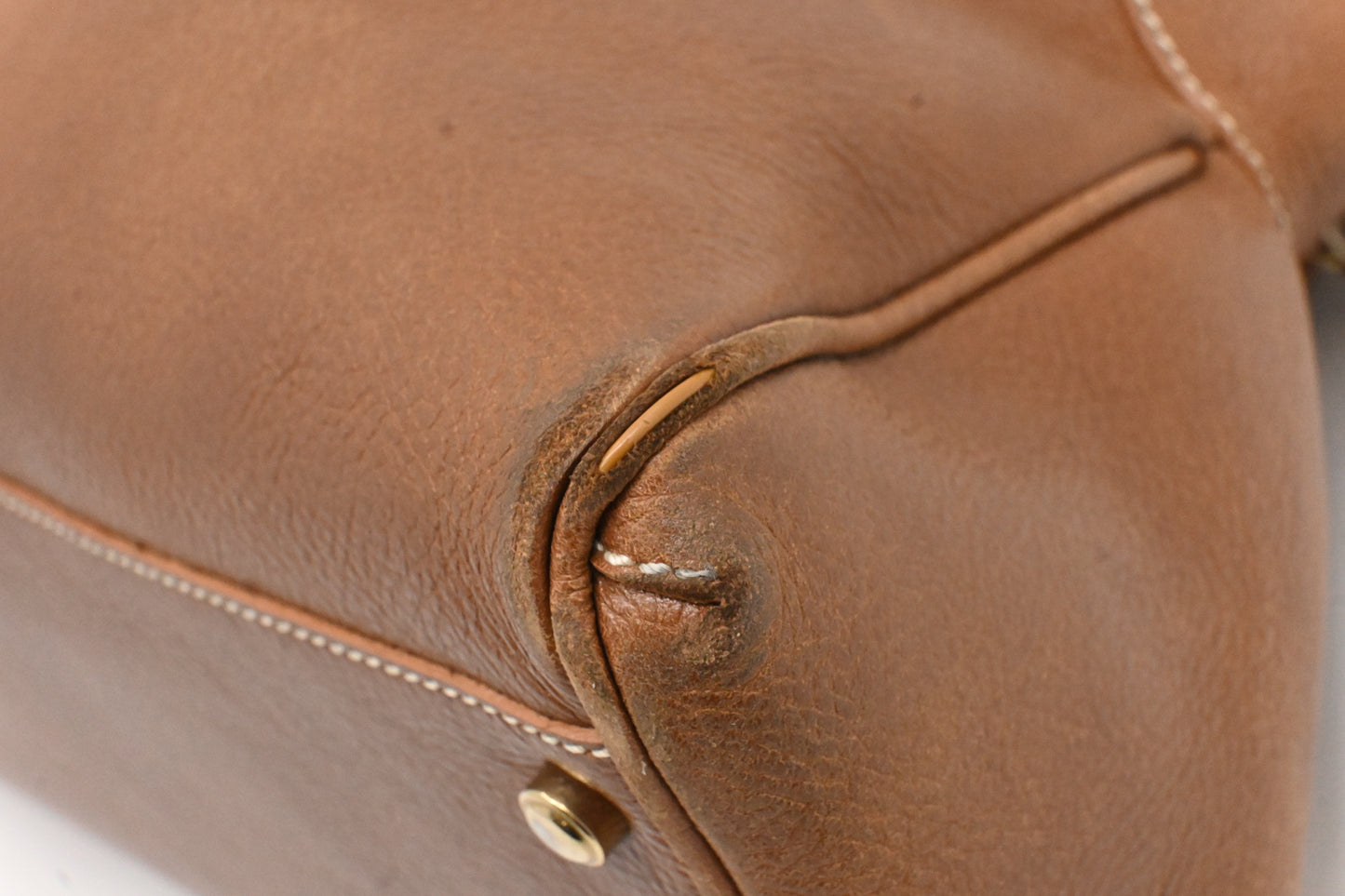 Cartier Marcello Shoulder Bag in Brown Leather