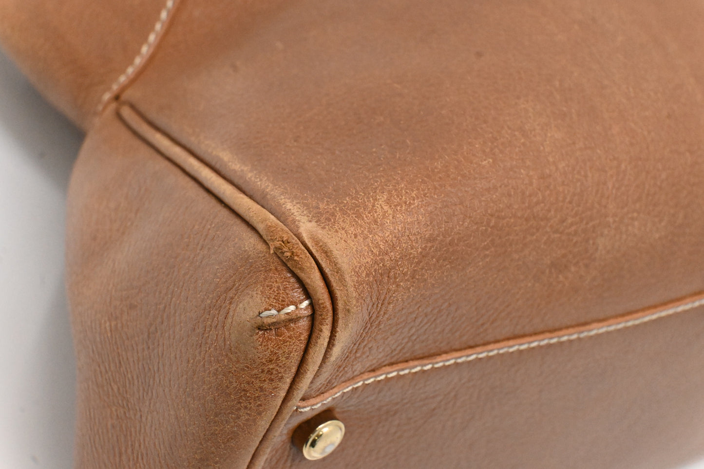 Cartier Marcello Shoulder Bag in Brown Leather