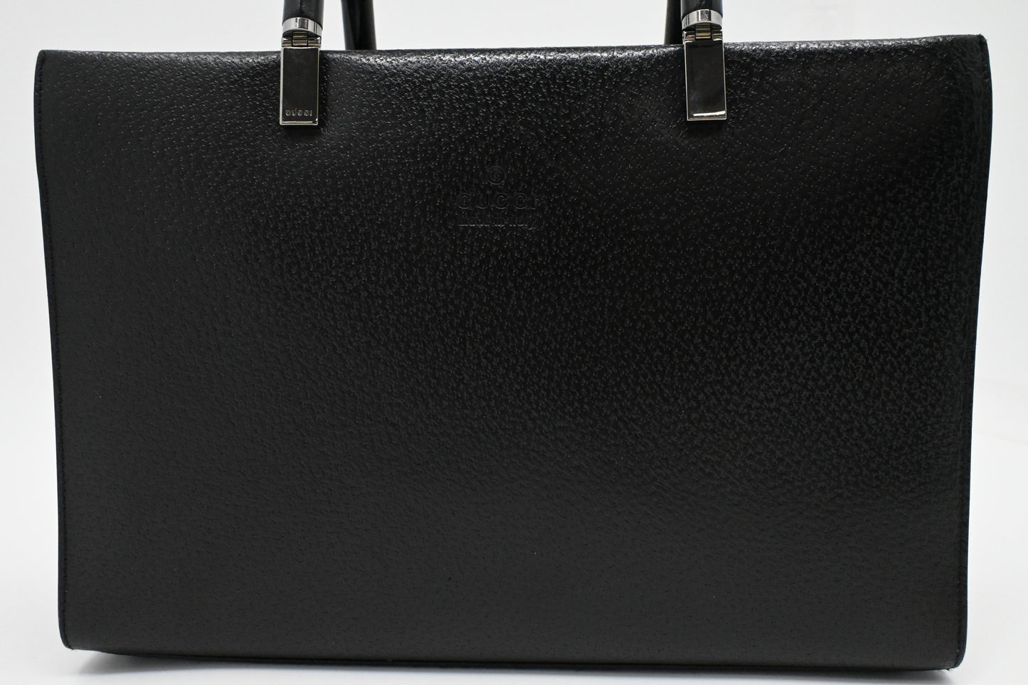 Gucci Bamboo Handbag in Black Leather