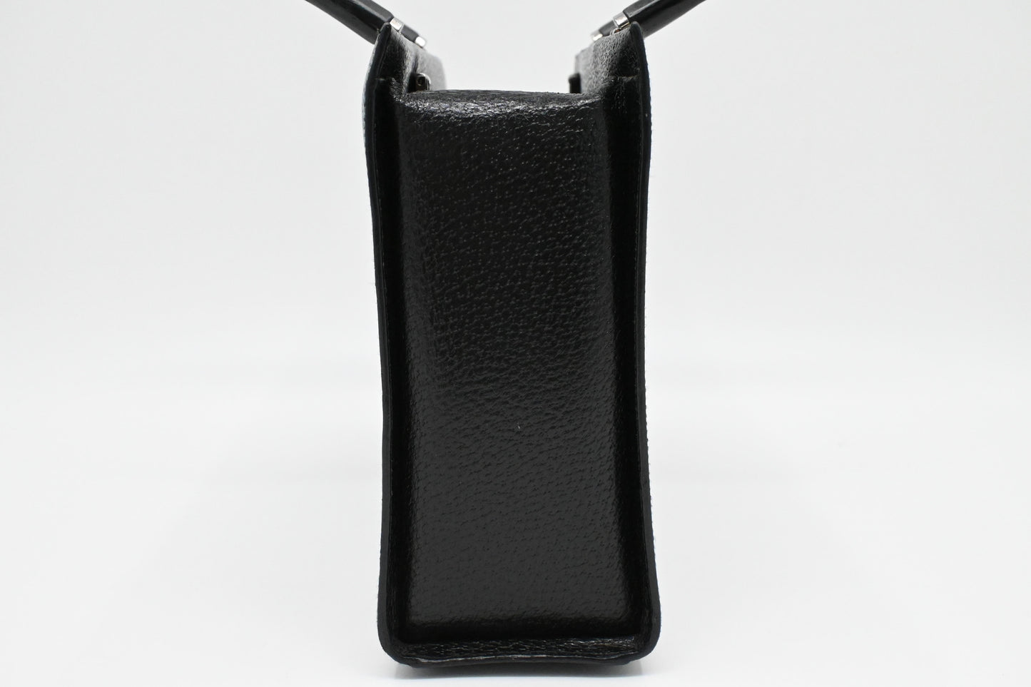 Gucci Bamboo Handbag in Black Leather