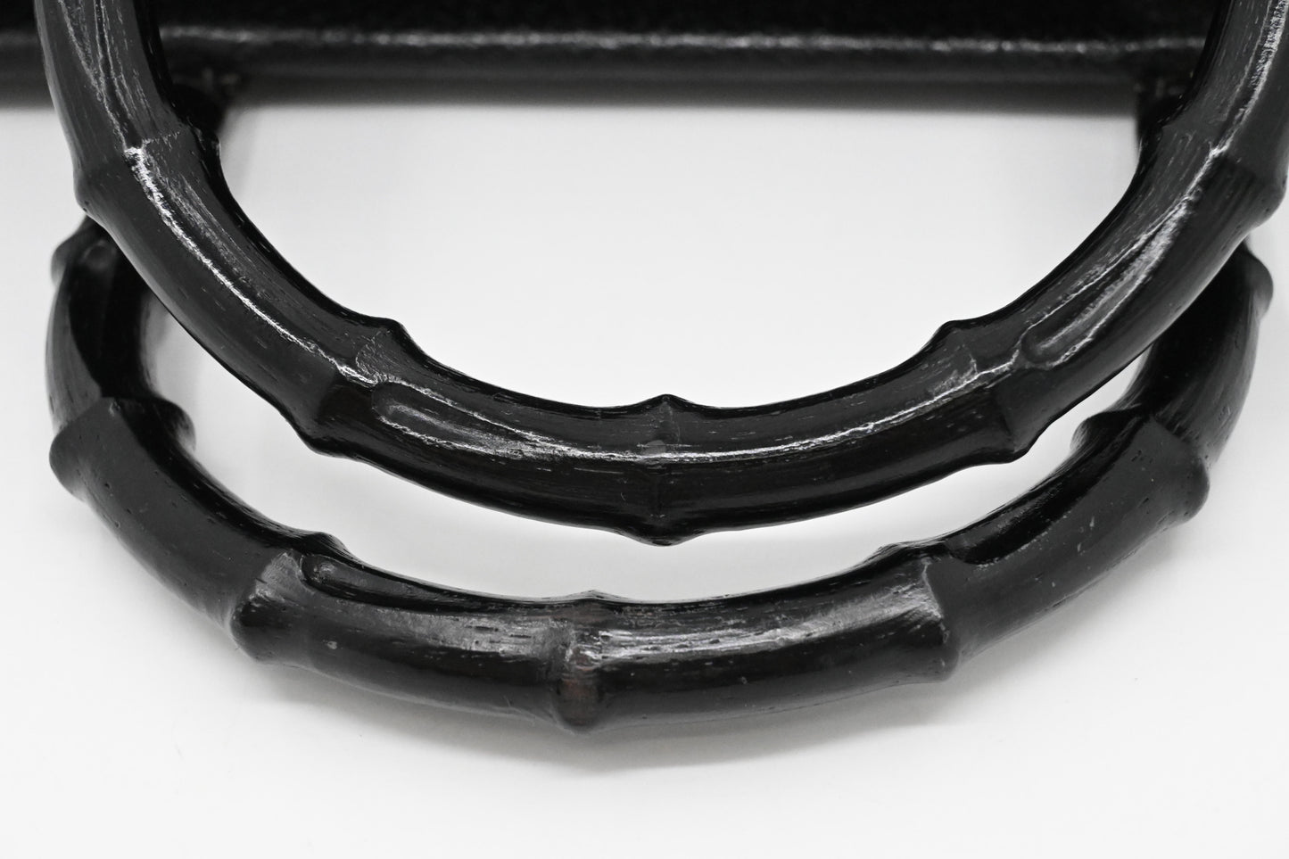 Gucci Bamboo Handbag in Black Leather