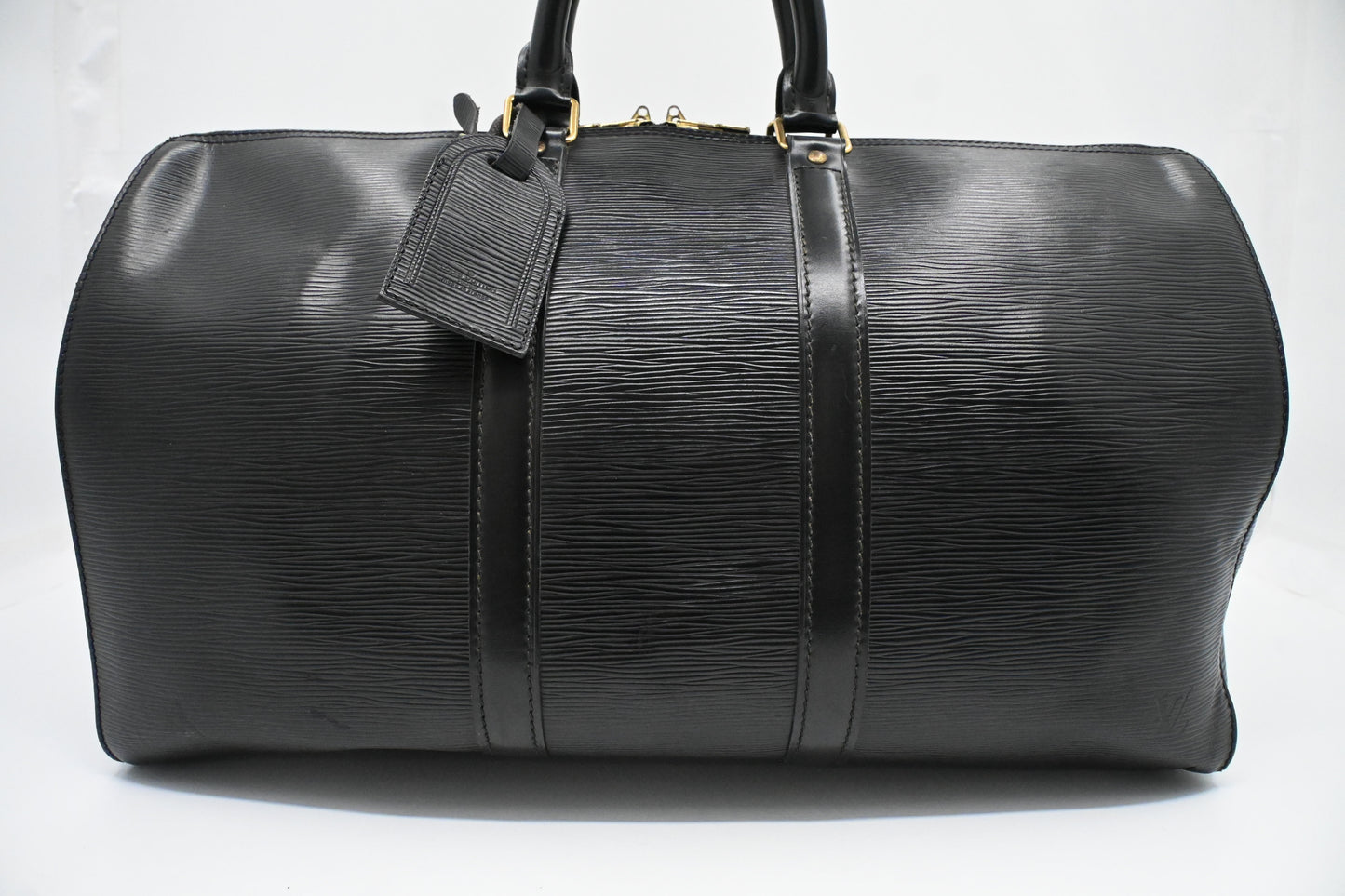 Louis Vuitton Keepall 45 in Black Epi Leather
