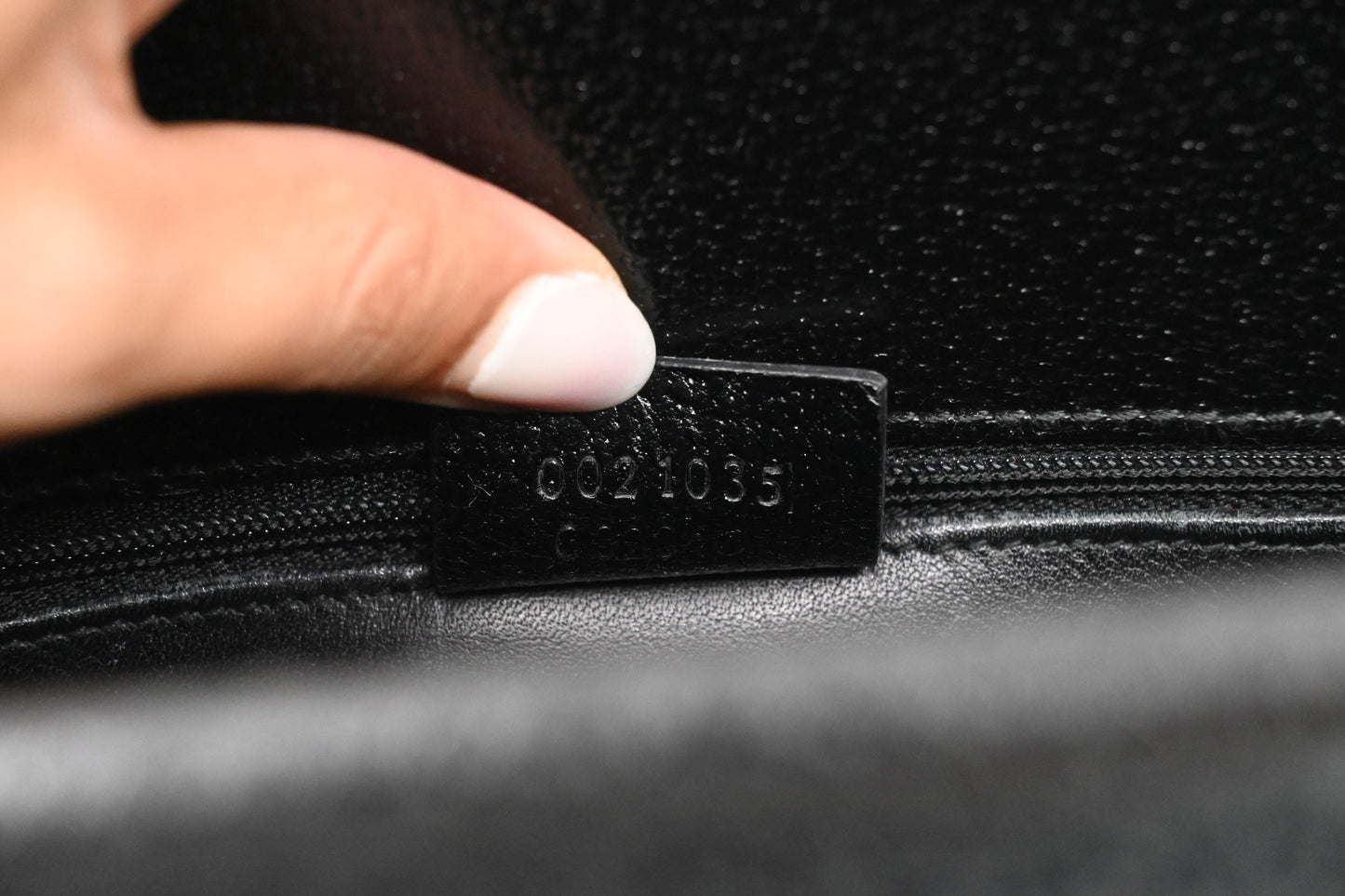 Gucci Bamboo Handbag in Black Leather