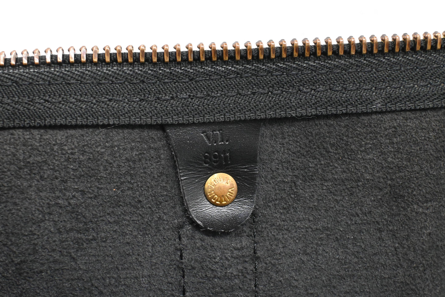 Louis Vuitton Keepall 45 in Black Epi Leather