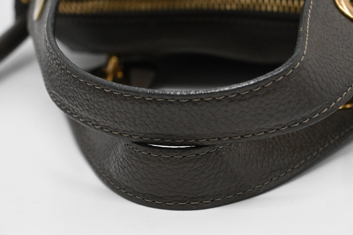 Chloe Small Paraty in Dark Brown Leather