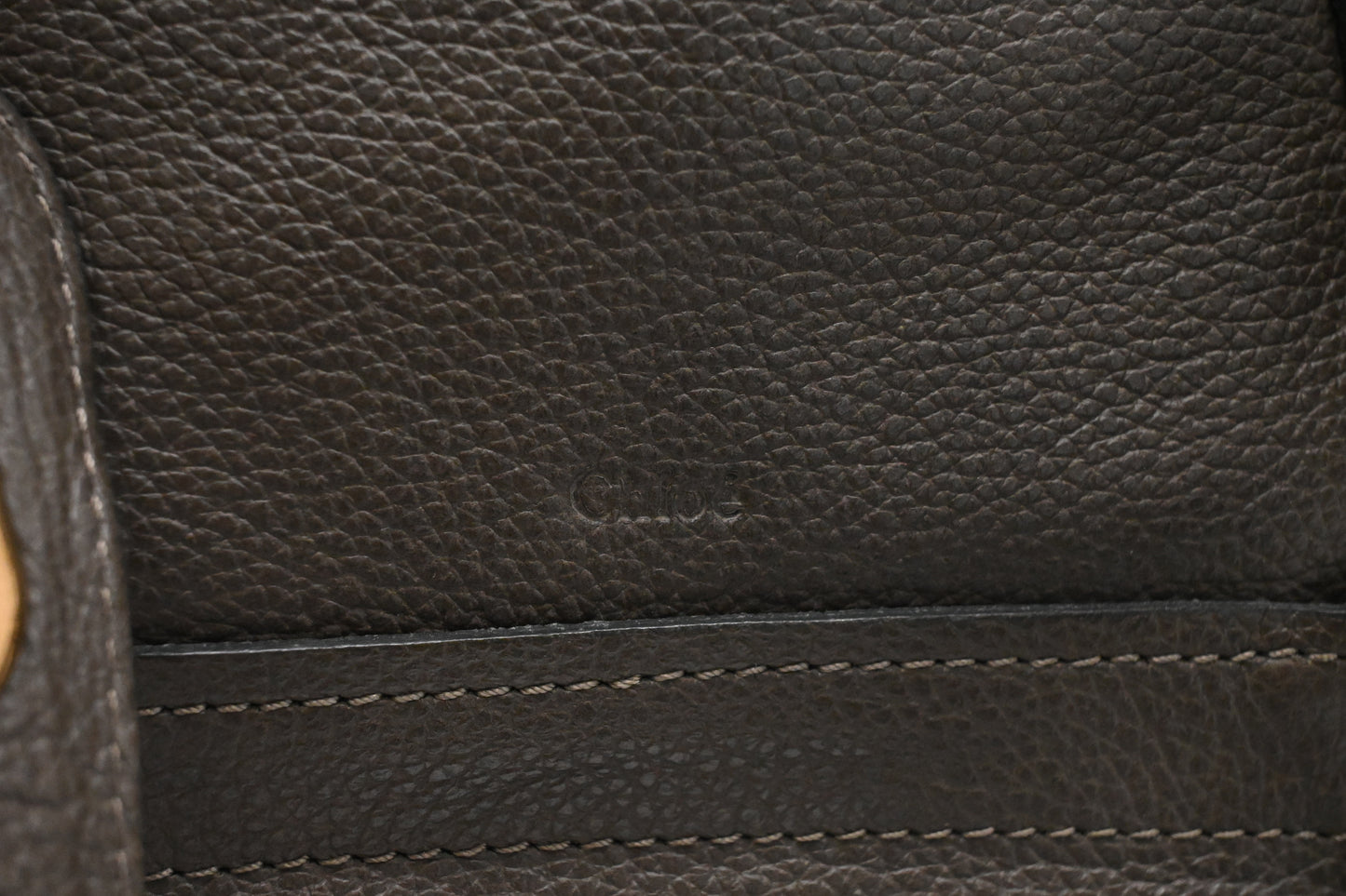 Chloe Small Paraty in Dark Brown Leather