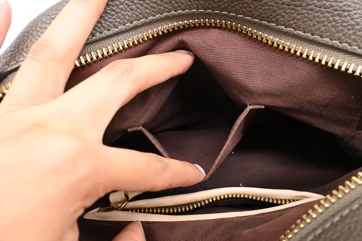 Chloe Small Paraty in Dark Brown Leather