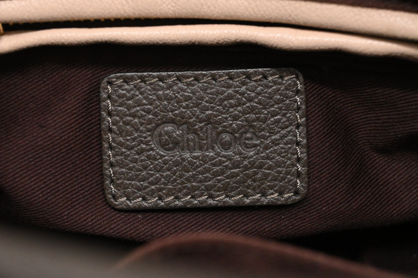 Chloe Small Paraty in Dark Brown Leather