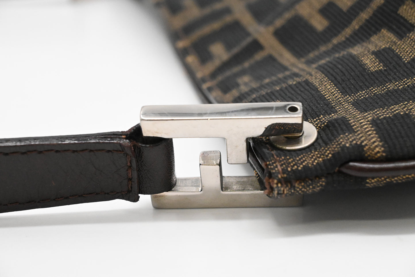 Fendi Shoulder Bag in Zucca Canvas