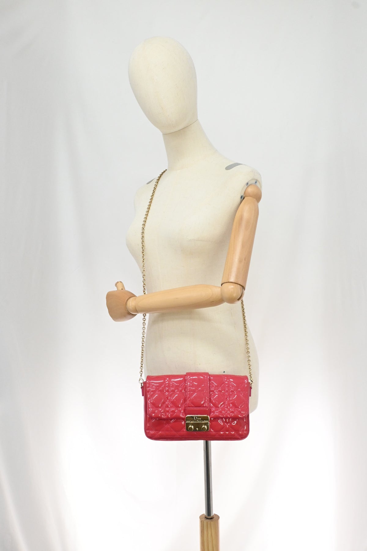 Dior Miss Dior in Pink Cannage Patent Leather