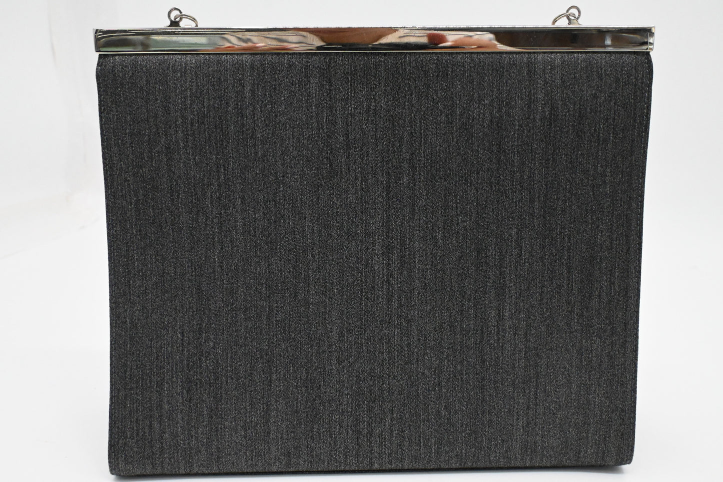 Ferragamo Shoulder Bag in Gray Canvas