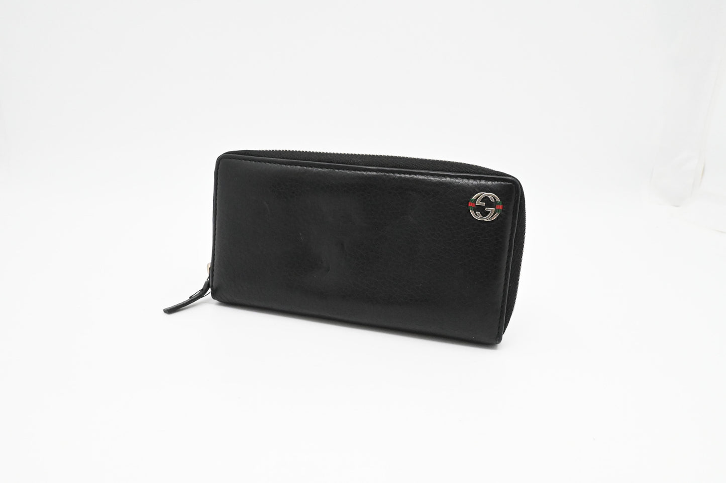 Gucci Long Zippy Wallet in Black Leather