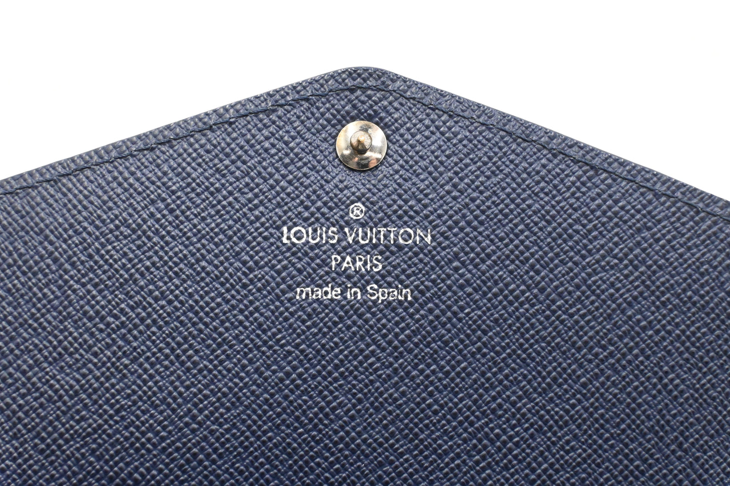 Louis Vuitton Sarah Wallet in Navy Blue Epi Leather
