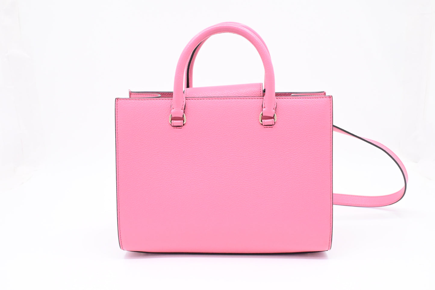 Jimmy Choo Small Book Tote in Pink Leather