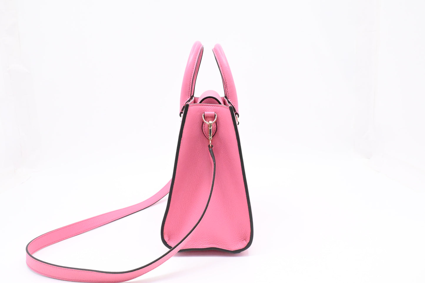 Jimmy Choo Small Book Tote in Pink Leather