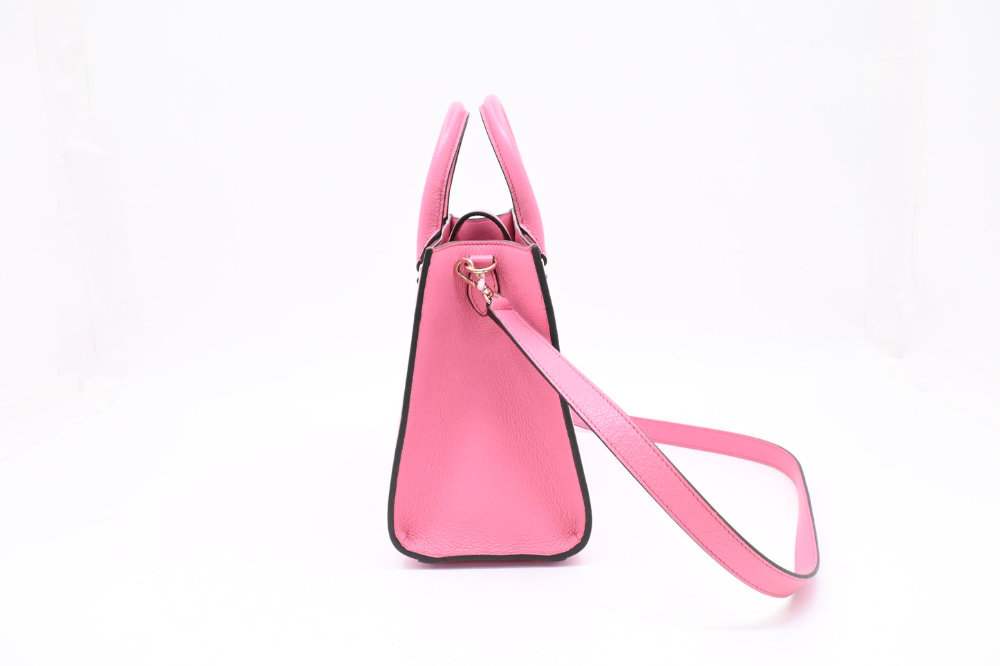 Jimmy Choo Small Book Tote in Pink Leather