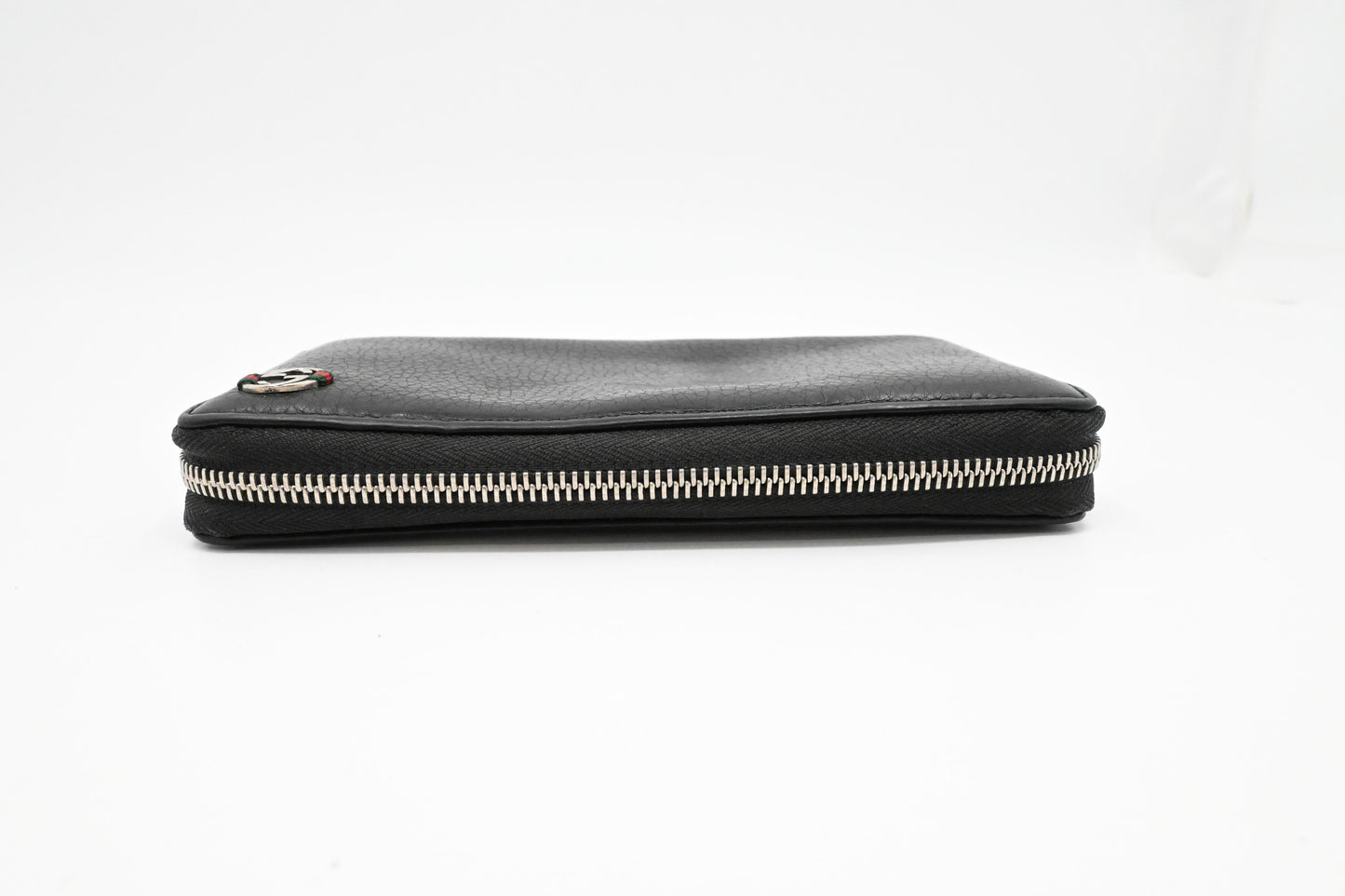Gucci Long Zippy Wallet in Black Leather