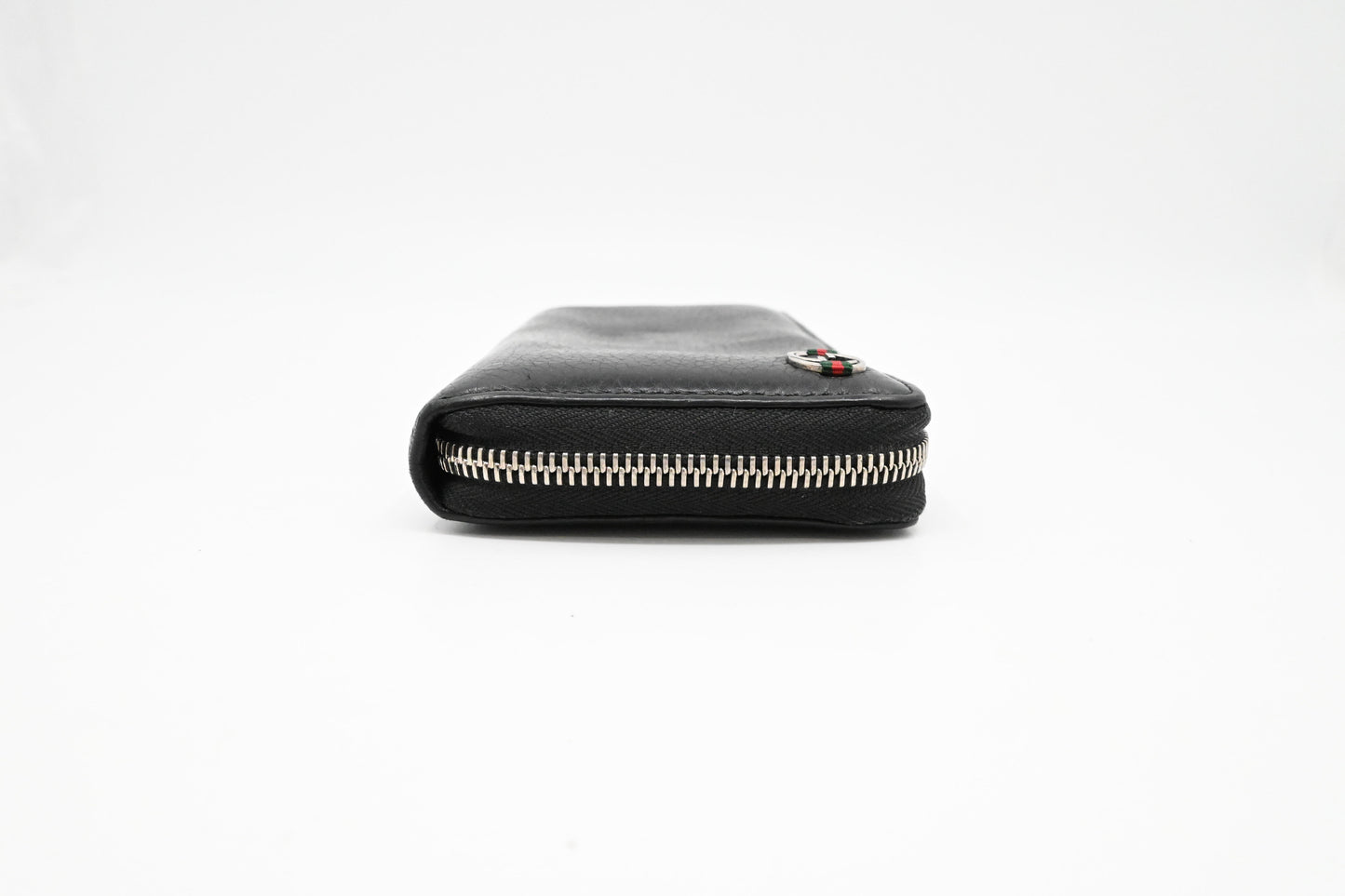 Gucci Long Zippy Wallet in Black Leather