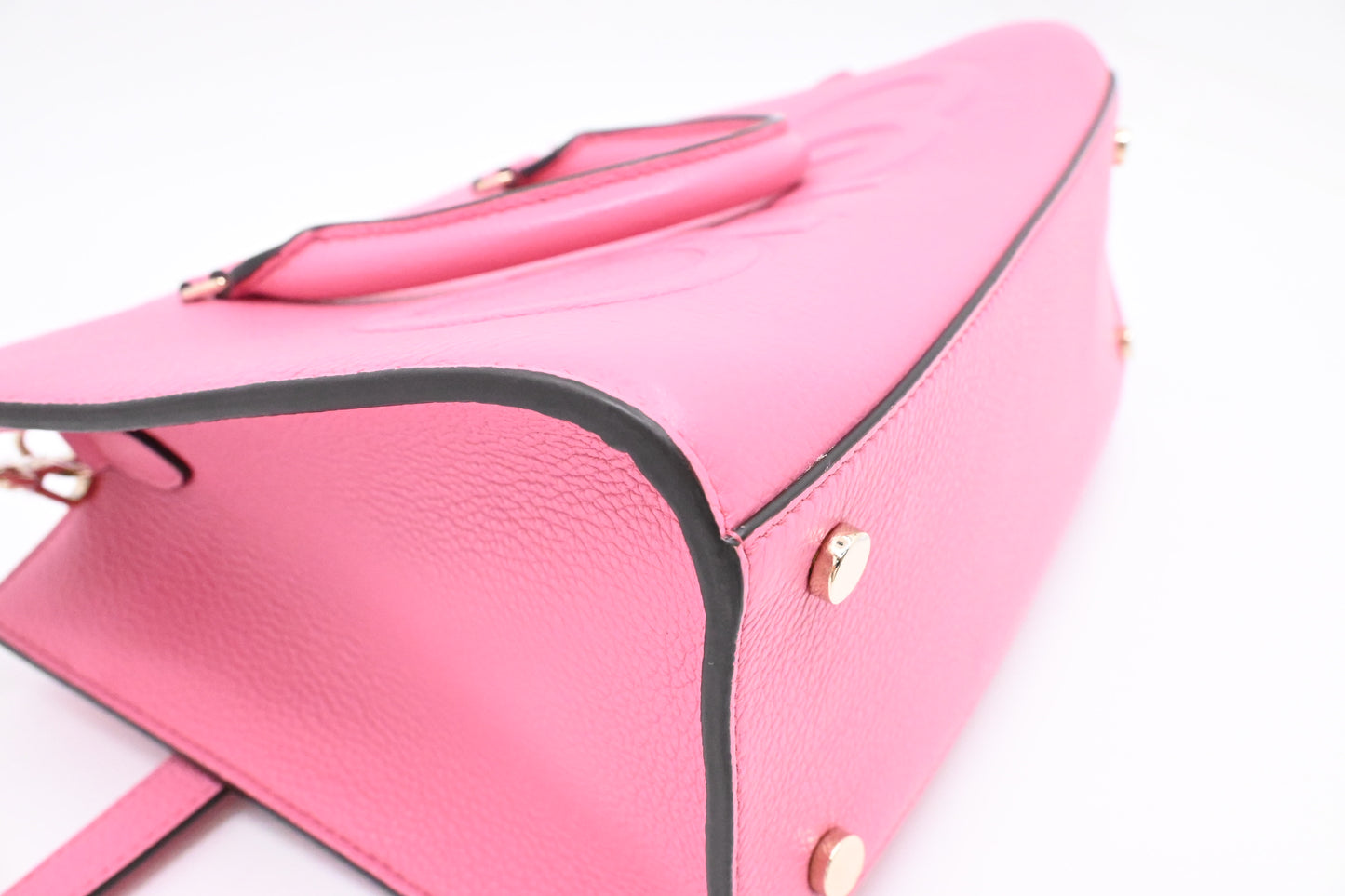 Jimmy Choo Small Book Tote in Pink Leather