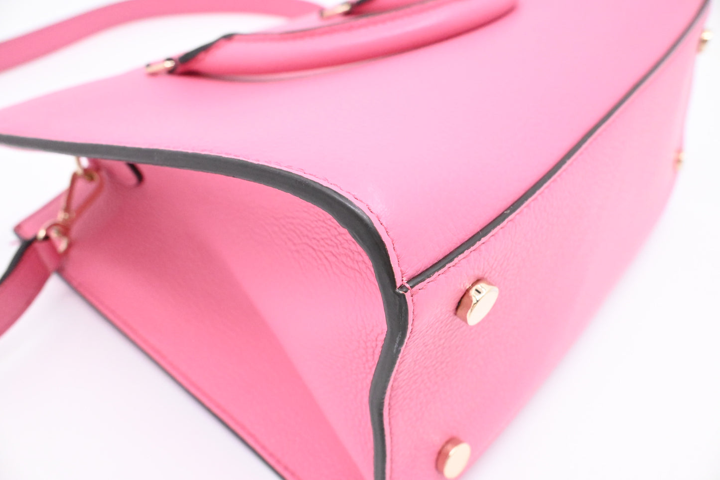Jimmy Choo Small Book Tote in Pink Leather