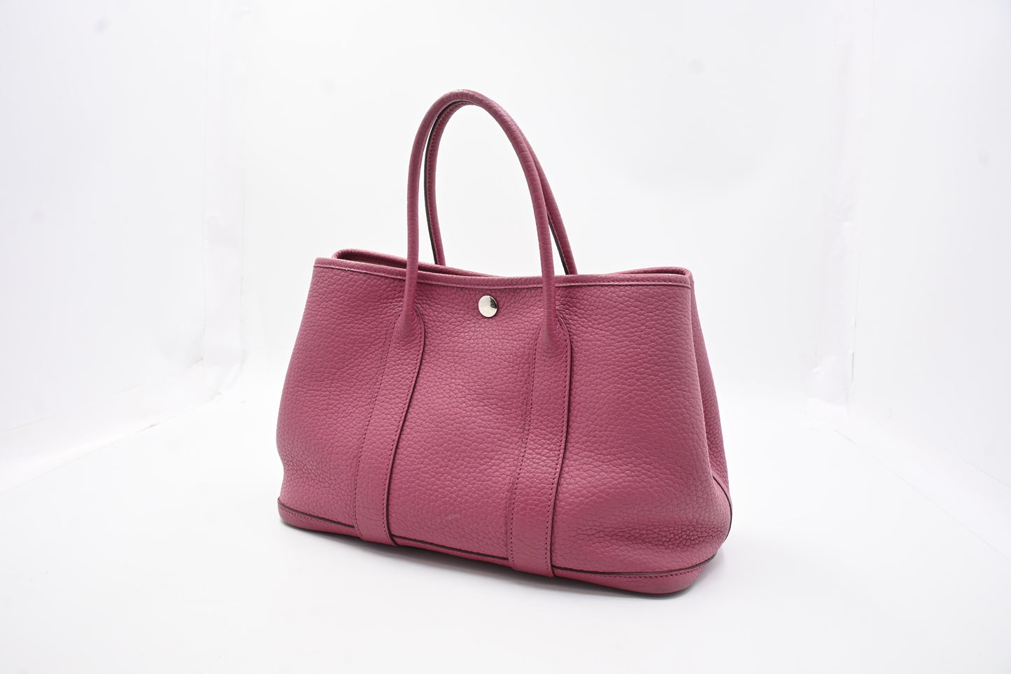 Hermes Garden Party TPM in Pink Leather