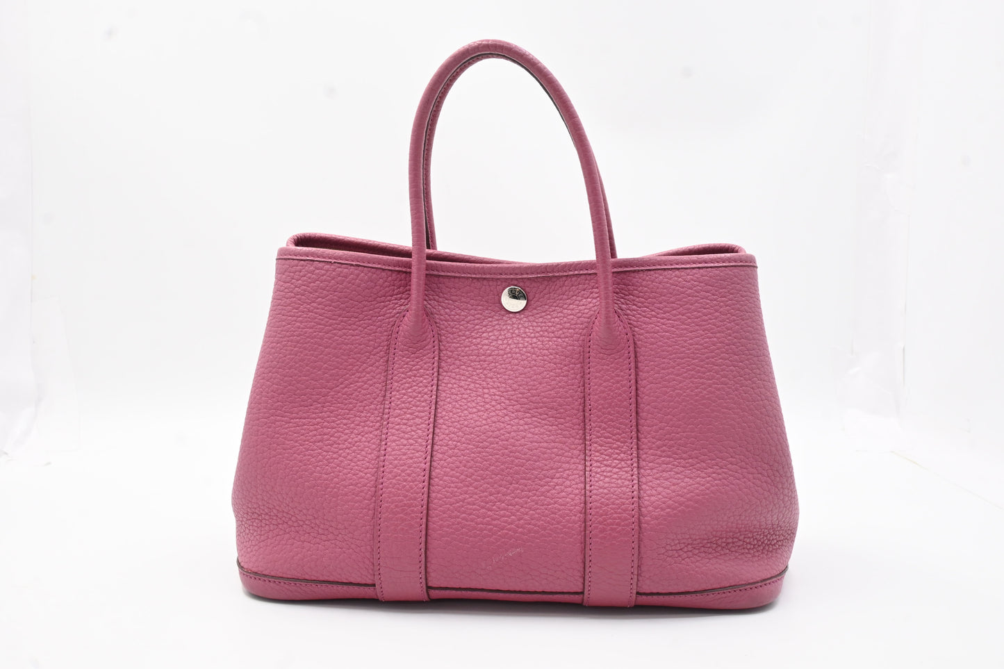 Hermes Garden Party TPM in Pink Leather