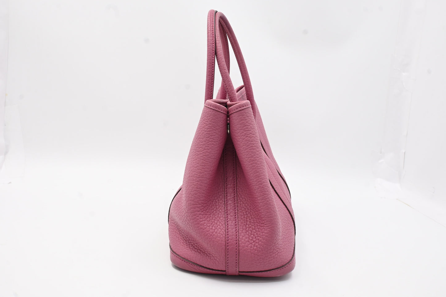 Hermes Garden Party TPM in Pink Leather