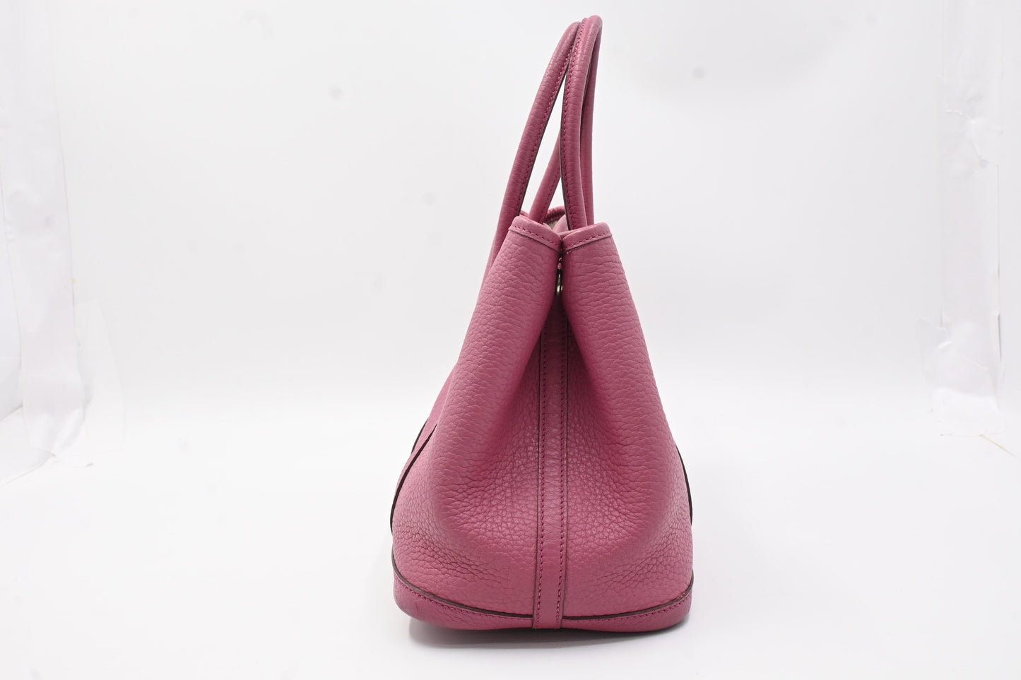 Hermes Garden Party TPM in Pink Leather