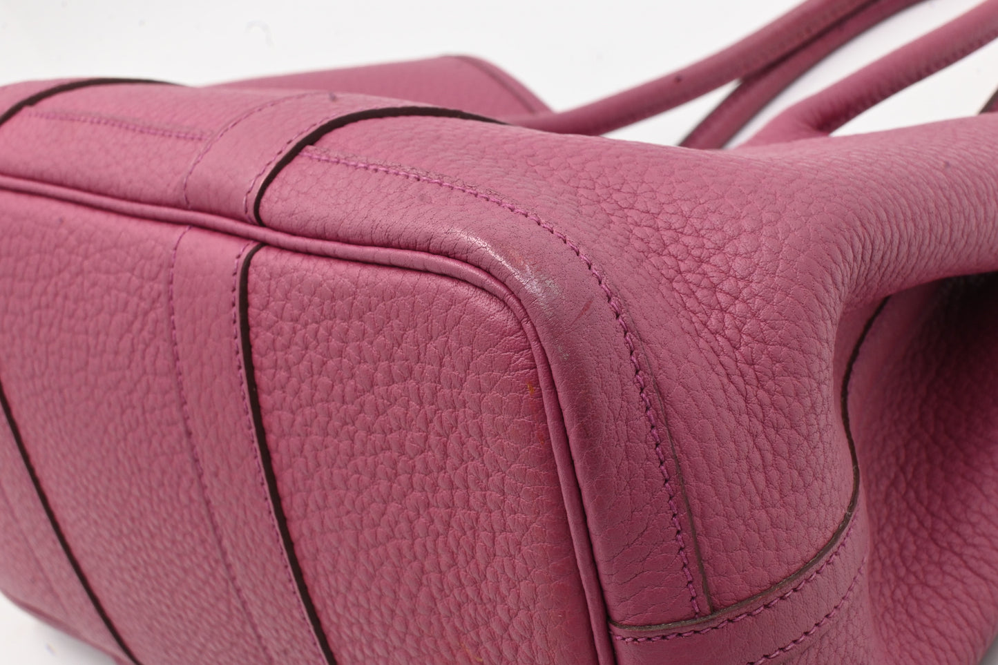 Hermes Garden Party TPM in Pink Leather