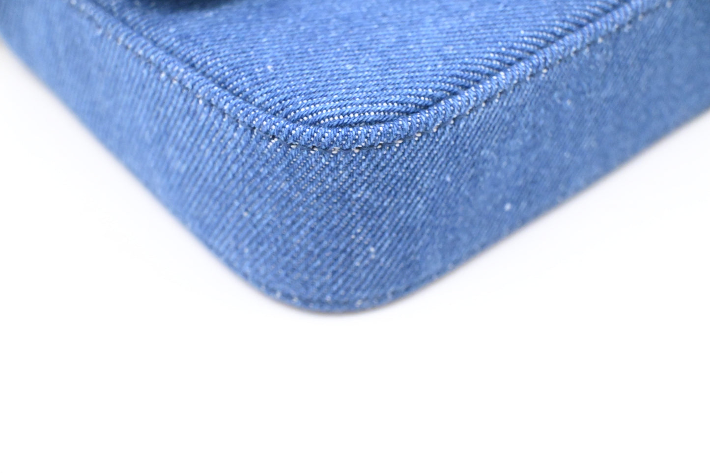 Jimmy Choo Cheri Shoulder Bag in Blue Denim