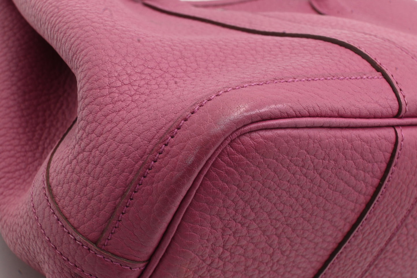 Hermes Garden Party TPM in Pink Leather